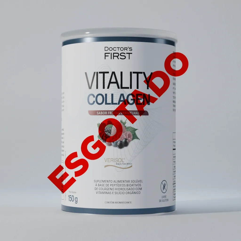 Vitality Collagen Frutas Vermelhas - Colágeno VERISOL® para Saúde da Pele - 150g
